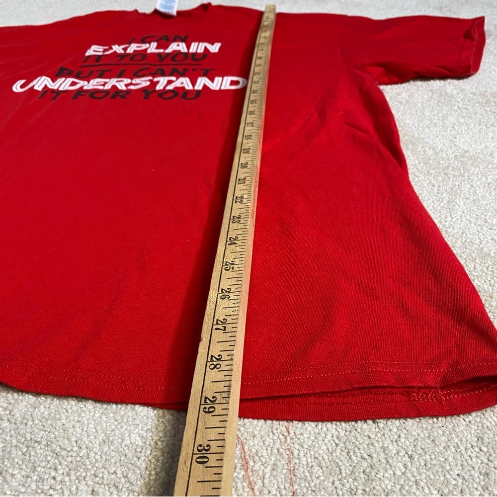 New Red Graph Tshirt I Can Explain To You, But I … - image 5